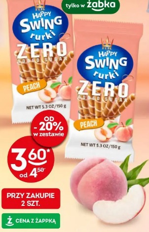 Rurki waflowe Happy Swing