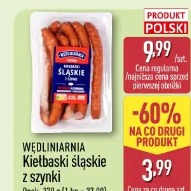 Wędlinarnia Kiełbaski śląskie z szynki