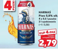 Harnaś Piwo 0%, 5,8% alk.