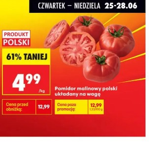 Pomidor malinowy polski układany