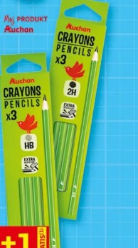 Crayons pencils x3 HB