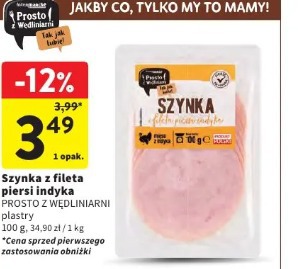 Szynka z fileta piersi indyka PROSTO Z WĘDLINIARNI