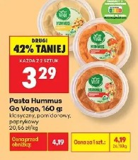 Pasta hummus Go Vege