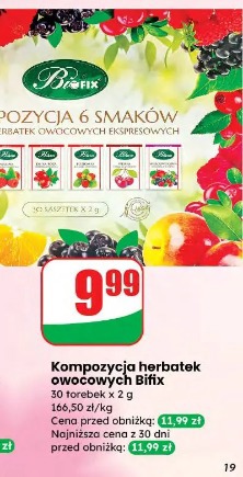 Kompozycja herbatek owocowych Bifix