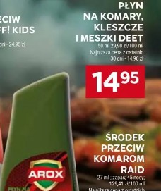Płyn na komary, kleszcze i meszki Deet