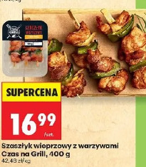 Szaszłyk wieprzowy z warzywami Czas na Grill