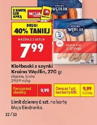 Kiełbaski z szynki Kraina Wędlin