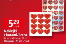 Naklejki z kotami/Serce