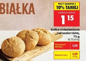 Bułka śniadaniowa pełnoziarnista