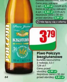 Piwo Połczyn bezglutenowe