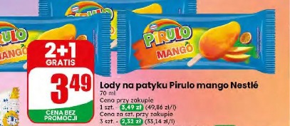 Lody na patyku Pirulo mango Nestlé