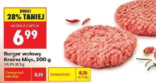 Burger wołowy Kraina Mięs