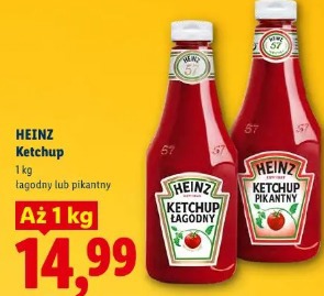 Heinz Ketchup łagodny lub pikantny