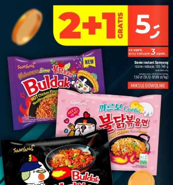 Danie instant Samyang