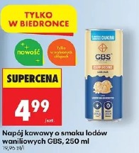 Napój kawowy o smaku lodów waniliowych GBS