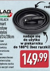 Gerlach Smart zestaw patelni 20/24/28cm