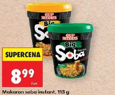 Makaron soba instant Cup Noodles Big Soba