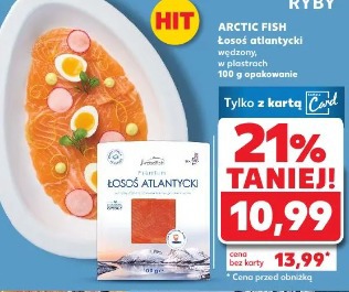 Arctic Fish Łosoś atlantycki wędzony w plastrach