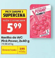 Kostka do WC Pink Power