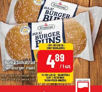 Bułka Schulstad hamburger maxi