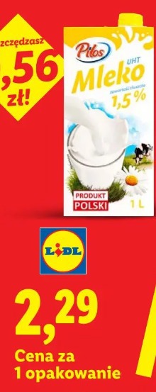 Pilos Mleko UHT 1,5%