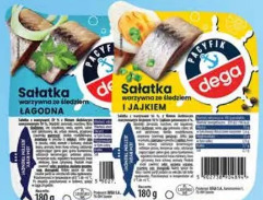 Sałatka warzywna ze śledziem  Dega