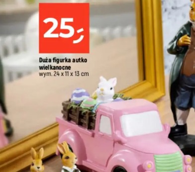 Duża figurka autko wielkanocne