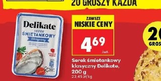 Serek śmietankowy klasyczny Delikate
