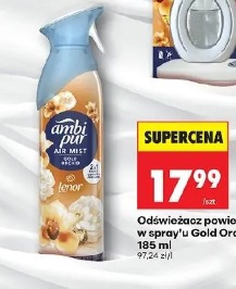 Odświeżacz powietrza w spray'u Gold Orchid Ambi Pur