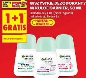 Wszystkie dezodoranty w kulce Garnier