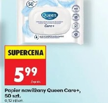 Queen Care+ papier nawilżany