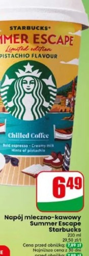 Napój mleczno-kawowy Summer Escape Starbucks