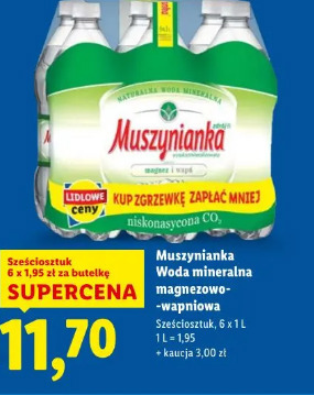 Muszynianka Woda mineralna magnezowo-wapniowa