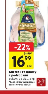 Kurczak rosołowy z podrobami