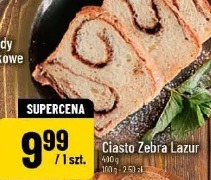 Ciasto Zebra Lazur