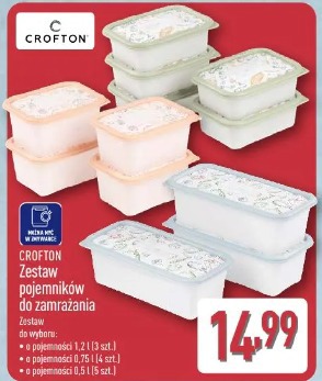 Crofton Zestaw pojemników do zamrażania