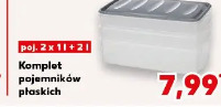 Komplet pojemników płaskich