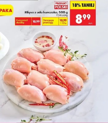 Mięso z uda kurczaka