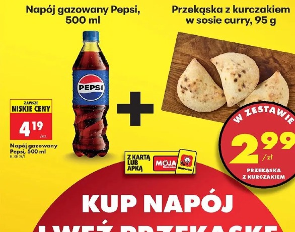 Przekąska z kurczakiem w sosie curry, 95 g