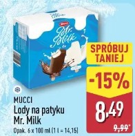 Mucci Lody na patyku Mr. Milk