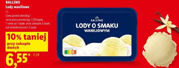 Ballino Lody waniliowe