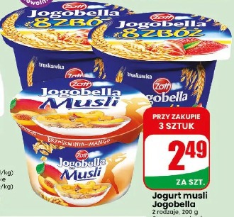 Jogurt musli Jogobella truskawka