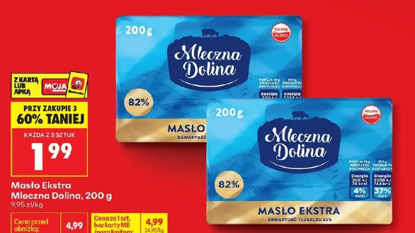 Masło Ekstra Mleczna Dolina