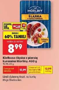 Kiełbasa śląska z piersią kurczaka Morliny