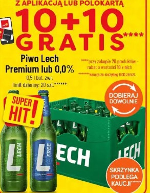 Piwo Lech Premium lub 0,0%