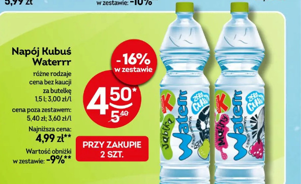 Napój Kubuś Waterrr