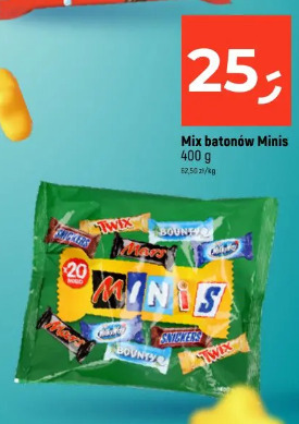 Mix batonów Minis