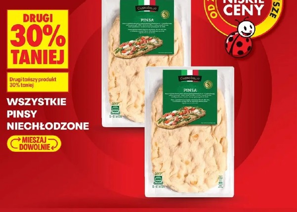 Wszystkie pinsy niechłodzone