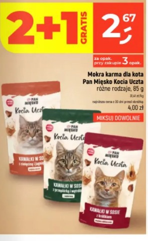 Mokra karma dla kota Pan Mięsko Kocia Uczta