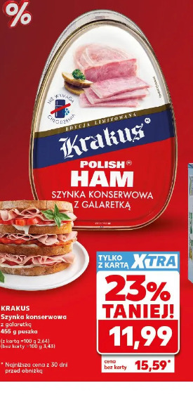 Szynka konserwowa z galaretką Krakus